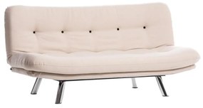 Kétszemélyes kihúzható BAKU kanapé, krémszínű
