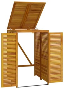 tömör akácfa kukatároló fészer 70 x 89 x 117 cm
