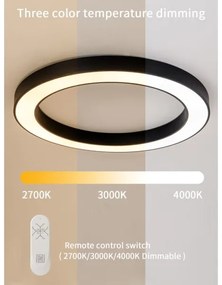 Immax NEO 07210L-LED Dimmelhető lámpa PASTEL LED/68W/230V 95cm fekete Tuya + távirányító