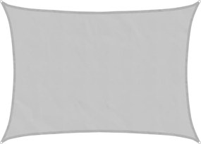 vidaXL világosszürke 100% poliészter oxford szövet napvitorla 8x6 m