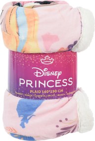 Disney Hercegnők Floral Fantasy sherpa takaró 140x190 cm