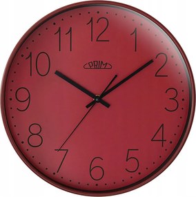 Piros Jól Olvasható Kerek Elegáns Falióra Prim E01P.4272 35 cm