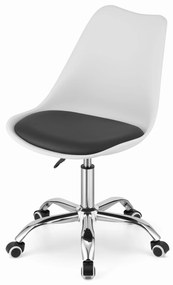 Fehér-fekete irodai szék PANSY