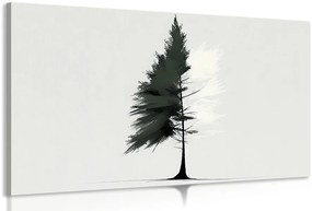 Kép minimalista tűlevelű fa