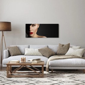 Kép - kalapos nő portréja (120x50 cm)