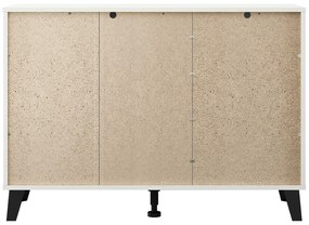 BOGAN 1D3S komód, fehér