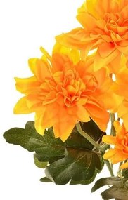 Művirág Dahlia sárga, 54 cm
