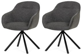 Étkezőszék-készlet visszahúzható mechanizmussalDCH-Y1143 GREY2, 2 db