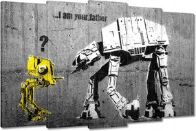 Festmények 150x95 Banksy I am your father