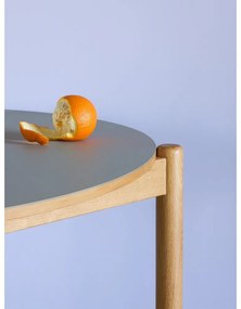 Tölgyfa kerek étkezőasztal ø 115 cm Oblique – Hübsch