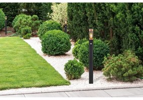 Globo 3159BCS-Kültéri érzékelős lámpa BOSTON 1xE27/15W/230V IP44 110cm fekete/réz