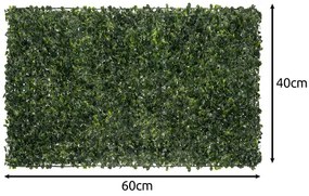 Mesterséges buxus sövény 60×40 cm