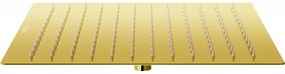 Mexen Slim rozsdamentes acél zuhanyfej 30 x 30 cm, arany, 79130-50
