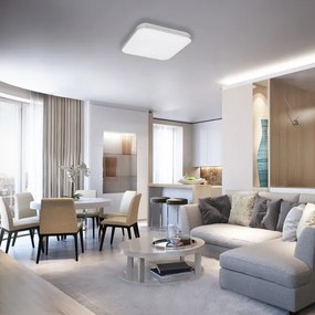 Rabalux 3409 - LED mennyezeti lámpatest OSCAR LED/36W/230V négyzetes