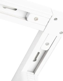 Modern sínrendszer 5 spotlámpával, 1 fázisú fehér - Jeany