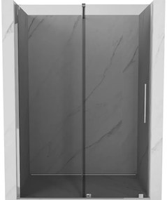 Mexen Velar, tolózuhanyajtó nyitáshoz 150 cm, 8mm szürke üveg, króm, 871-150-000-41-01