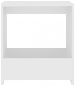 fehér forgácslap kisasztal 50 x 26 x 50 cm