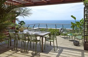Nardi Doga és Doga Bistrot szék - Nardi Rio Alu 210 cm asztal 8 személyes több színben