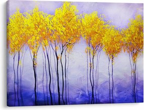 Sárga fák képe (70x50 cm)