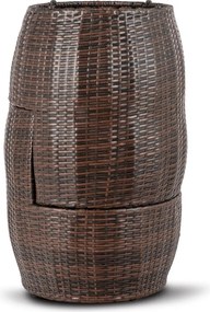 Kerti bútor szett barna/bézs színben – FRIO