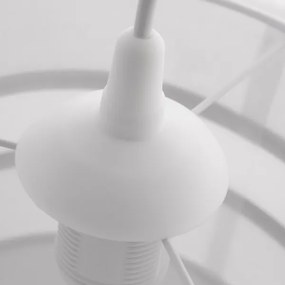 Csillár zsinóron CORAL S 1xE27/60W/230V fehér