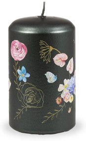 Flower Paradise sötétzöld gyertya, égési idő 40 óra - Unipar