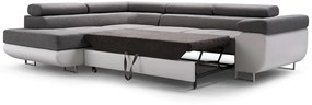 ALFA sarok kanapéágy, 273x70/85x203, sioux 1115/lux 23, jobb sarok