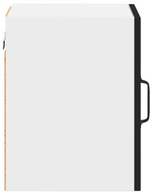 Fali konyhaszekrény polcokkal Fekete 30 x 31 x 40 cm Faanyag