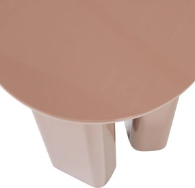 Fényes kerek tárolóasztal ø 40 cm Orivo – WOOOD