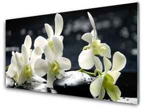 Üvegkép Virág orchidea növény 100x50 cm
