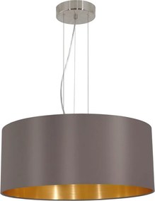 EGLO 31608 MASERLO Ernyős Függesztett Lámpa Cappucino, Nikkel, Arany E27 IP20