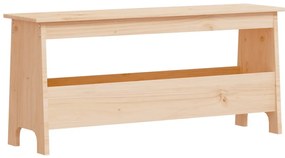 tömör fenyőfa előszoba pad 100 x 28 x 45 cm