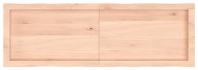 kezeletlen tömör fa asztallap 120x40x(2-6) cm