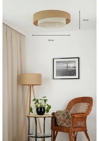 Brilagi - LED fényerőszabályzós mennyezeti lámpa SHINE LED/24W/230V bézs + DO