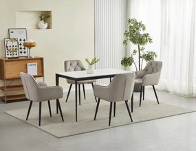 JORK VELVET bézs étkezőszék