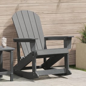 Adirondack hintaszék Világosszürke 73.5x92x90 cm HDPE