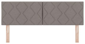 Fejtámla Gyémánt Blokk Design Taupe 160 cm Szövet