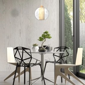 Csillár zsinóron TELA 1xE27/60W/230V á. 25 cm