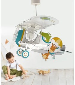 Dalber 54542 - LITTLE CROCODILE gyereklámpa 1xE27/15W/230V