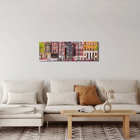 Kép - Amszterdam, táncházak (órával) (90x30 cm)