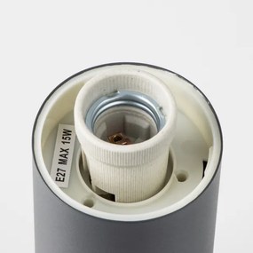 Brilagi - Kültéri lámpa 2 SCHUKO aljzattal, NOVA, 1xE27/15W/230V, 40 cm, IP44, antracit