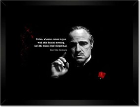 Poszterek keretben 40x30 Idézetek a Keresztapáról