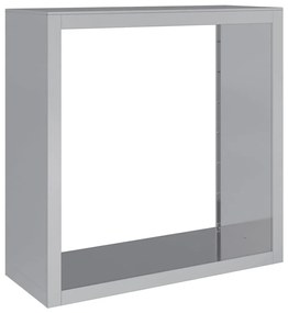 horganyzott acél tűzifatároló 100 x 40 x 100 cm