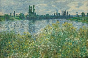 Kép - Claude Monet, Banks of the Seine, reprodukciók (90x60 cm)