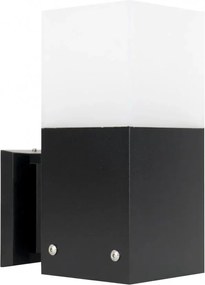 Kültéri kerti fali lámpa fekete fehér modern 22 cm Su-ma