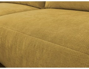 Okkersárga sarokkanapé Aden – Bobochic Paris