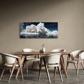 Kép - Hófehér fák (120x50 cm)