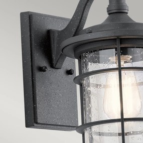 Kichler klasszikus kültéri fali lámpa royal marine fekete elsklroyalmarine2s IP44