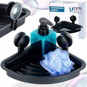 Fürdőszobai polc tapadókorongos fali zuhany kiegészítők