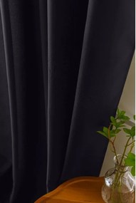 Függöny OXFORD LIGHT 140x250 cm, sötétszürke Felfüggesztés: Hullámos sínszalag